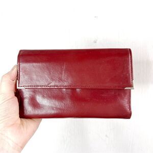 Princess Gardner Vintage Burgundy Soft Leather Wallet